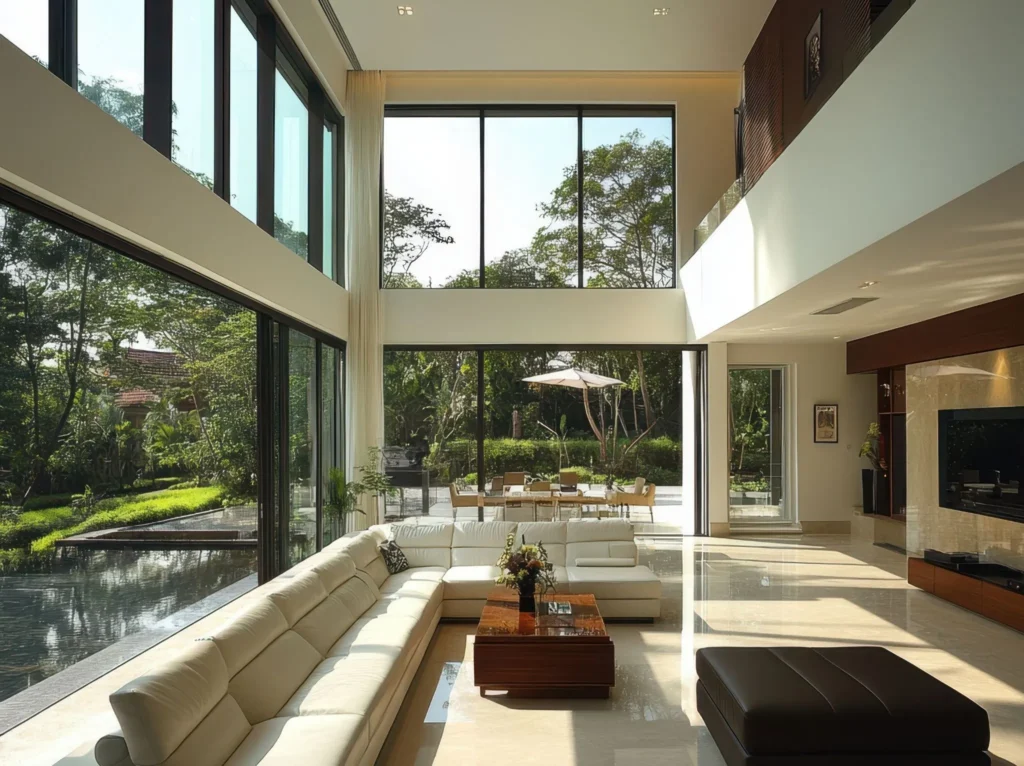 Reformista colocando azulejos en baño renovado.