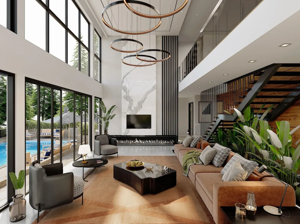 Fachada de edificio restaurada por servicio de reformas.